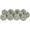Mela Artisans Mela Artisans 12-Pack Ceramic Knobs for Dresser Drawers Cabinet Handle for Kitchen, Wardrobe 1.77"x1.10" - 2 of 4