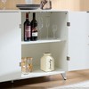 Resenkos 4-Door Modern Storage Cabinet, Buffet, Sideboard, Cupboard, Entryway Accent Storage Table, Gold - 2 of 4
