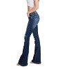 Women's Katie Mid Rise Stretch Flare With Trouser Hem - Petra153 - 3 of 4
