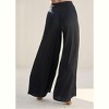 VENUS Womens Side Pleat Wide Leg Pants - 3 of 4