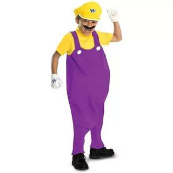 Rubies Boys Super Mario Bros Wario Halloween Costume Child Size Medium 8-10