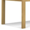 Sapphtopaz Dining Table Kitchen Table 60" Wooden Rectangular Dining Table with Wood Legs for Kitchen, Dining Room - 4 of 4