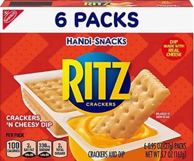 Handi-snacks Ritz Crackers 'n Cheese Dip - 19oz : Target