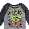 Boys' - The Mandalorian - Grogu Notebook Raglan Graphic T-Shirt - 2 of 4