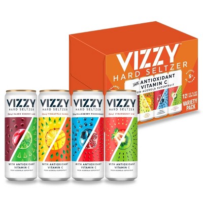 Vizzy Hard Seltzer Variety Pack - 12pk/12 fl oz Slim Cans