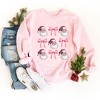 Simply Sage Market Women's Graphic Sweatshirt Coquette Santa Chart - 3 of 4