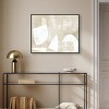 Art Remedy Cream and Ivory Modern Minimal Abstracts Framed - 2 of 4