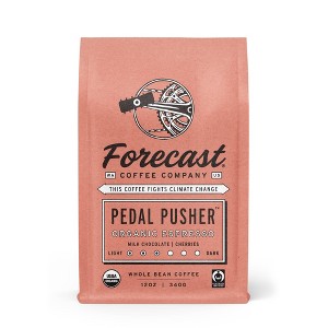 Forecast Coffee Company Organic Pedal Pusher Blend Medium Roast Whole Bean Coffee - 12 oz - 1 of 3