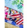 Evergreen Hummingbird and Hibiscus Embossed Floor Mat - 2 of 4
