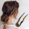 Unique Bargains Women's Grace U-shaped Hair Pins 5.12"x1.42"x0.59" 1 Pc - 2 of 3