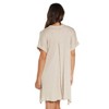 Women's Corbel V-Neck Shirt Dress - Elif - 2 of 2