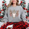 Simply Sage Market Women's Graphic Sweatshirt Christmas Bull - 2 of 4