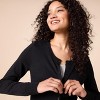 Women Cardigan Sweaters Long Sleeve Crewneck Cardigans Lightweight Open Front Sweater Casual Tops Fall - 4 of 4