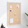 Merrick Lane Cork Display Board with Wooden Frame and Push Pins - 2 of 4