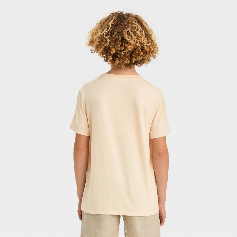 Boys' Short Sleeve 'Thrill Seeker' Graphic T-Shirt - Cat & Jack™ Beige, 4 of 5