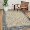ABYNOW Area Rug Machine Washable, Non Slip, Boho Vintage Print for Living Room - 2 of 4