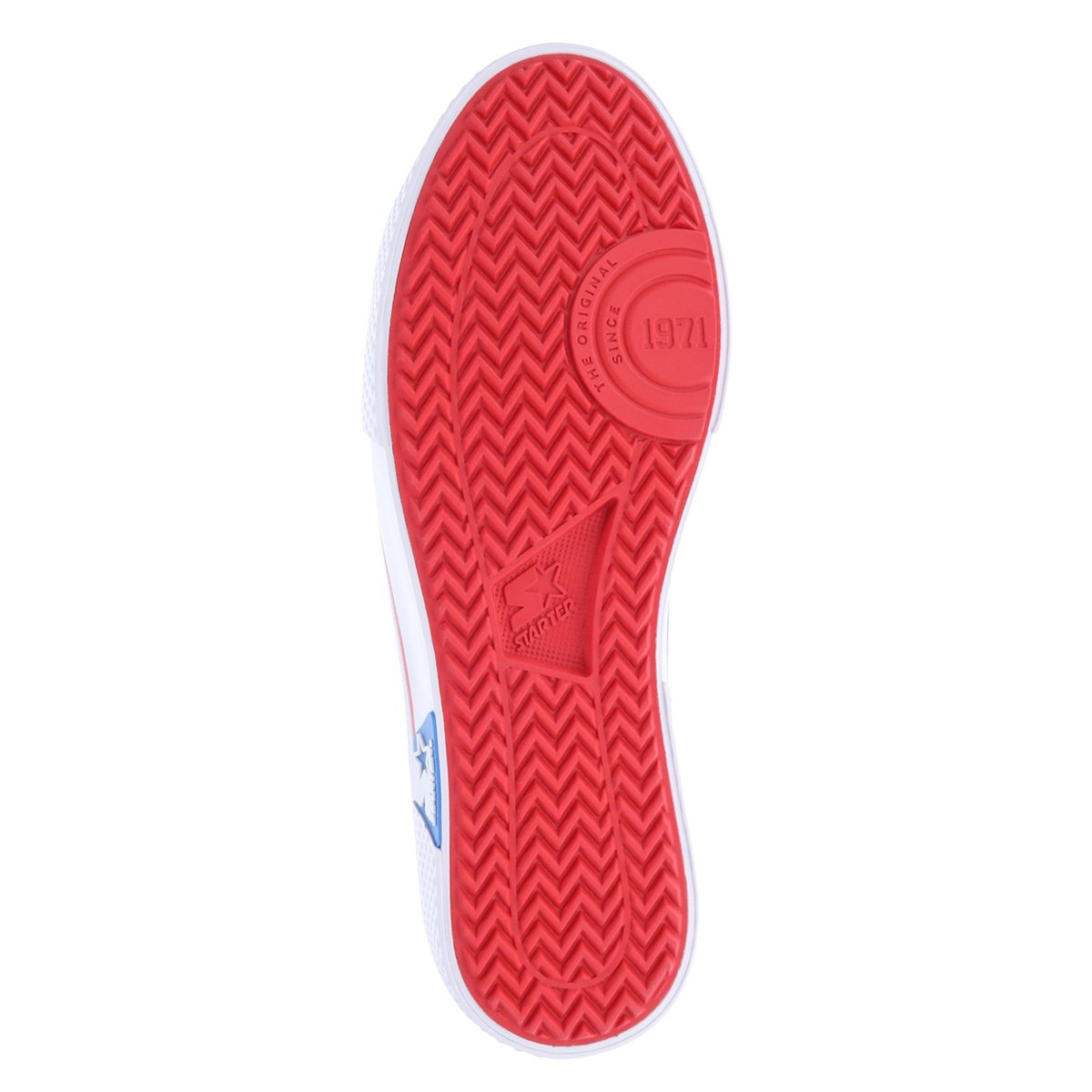Мужские Starter Mens Tradition 71 Hi Canvas Hightop Casual Sneaker, Blue/Red, Size 8 — фото 4