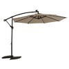 PAGED 10FT Offset Patio Umbrella Modern Market Umbrella with Tilt, Crank and 8 Steel Ribs for Garden, Base Not Included - 4 of 4