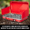 Hike Crew 2 Burner Propane Stove, 20,000 BTU Portable Stove with Handle & Foldable Legs - 2 of 4