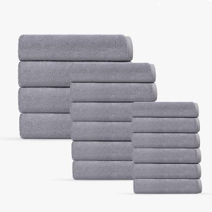 Depera Home 16pc Puresoft Turkish Assorted Bath Towel Set - 1 of 3