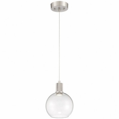Access Lighting Port Nine 1 - Light Pendant in  Brushed Steel
