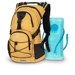 18L Hydration Backpack with 2 Liter Hydro Water Bladder Bag, Lightweight Daypack for Cycling, Hiking, Running, Climbing, for Men Women - 1 of 4