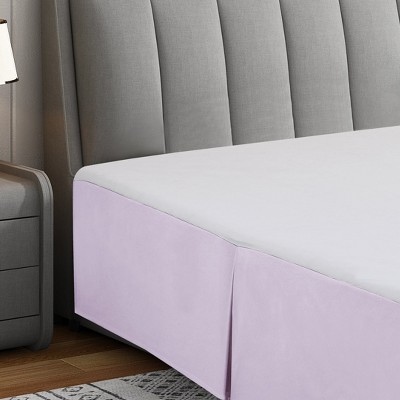 Swift Home | Basics Pleated Microfiber Bed Skirt 14-inch Drop