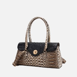 MKF Collection Liviana Women’s Shoulder Bag Croc-Embossed Chic and Versatile Timeless Handbag by Mia K - 1 of 4