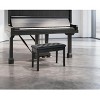 Kumasinova 30" Storage Piano Bench Faux Leather Upholstery,Flip-Top Duet Piano Chair,Wooden Keyboard Bench with Button Tufted Top - 2 of 4