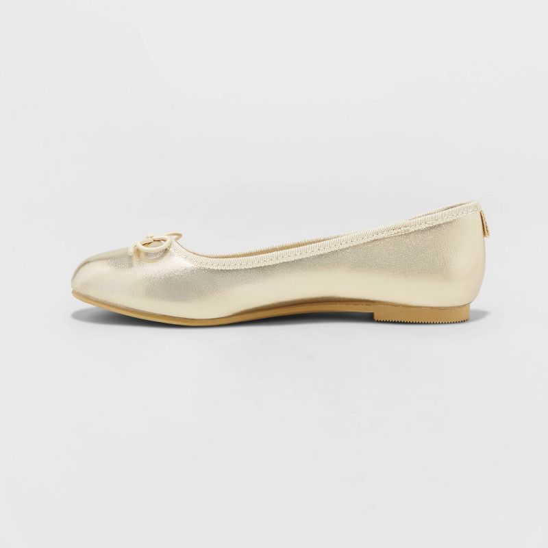 Girls' Diana Slip-On Ballet Flats - Cat & Jack™, 3 of 8