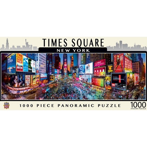 1000 Piece Adults Kids Jigsaw Puzzles Grownup Puzzle Time Square Educational Toy 