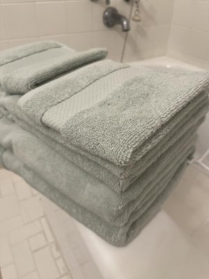 COZYART Light Blue Luxury Bath Towels Set, Turkish Cotton Hotel Large Bath  Towels Bulk for Bathroom, Thick Bathroom Towels Set of 3 with 1 Bath Towel