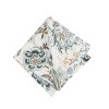 C&F Home Braganza Teal Floral Cotton Napkins, Set of 6 - 2 of 4
