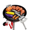 Topteng BBQ Grill Kitchen Cooking Interactive Sizzle Light Pretend Food Toys For Kid - 2 of 4