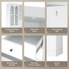 Whisen Freestanding Buffet with Hutch, Tall Kitchen Pantry Cabinet with 4 Drawers, Door Shelves and Pull-out Trays - 4 of 4