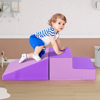 Infans Step and Slide Climber for Infants and Toddlers Baby Soft Foam Structure Blocks