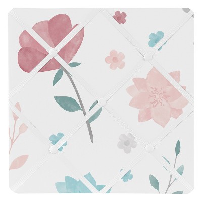 Floral Memo Board Pink/Blue Pop - Sweet Jojo Designs