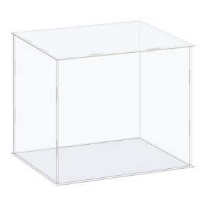 Unique Bargains Acrylic Assembly Dustproof Collectibles Showcase with lid - 1 of 3