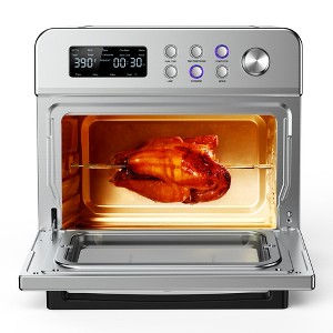RAPSUAR 13-in-1 Digital Air Fryer Convection Toaster Oven 1600W in Stainless Steel with Rotisserie - 1 of 4