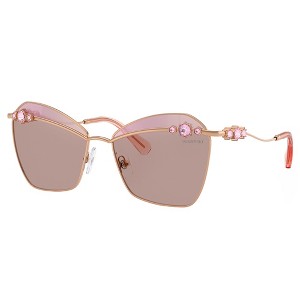 Swarovski SK 7040 401461 Womens Butterfly Sunglasses Rose Gold 57mm - 1 of 3