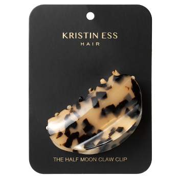Kristin Ess Half Moon Hair Claw Clip for Women & Girls