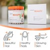 Genius Brand Genius Beauty—Vitamins for Hair,Nail & Skin-Healthy Glow Formula with Collagen  Antioxidants—Supports Joints & Immunity—60Veggie Capsules - 3 of 4