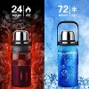 ZACHVO 320Z Insulated Tumbler, 24H Hot 72H Cold, 7-Layer Vacuum, Leakproof Stainless Steel Bottle with Handle & Strap - 4 of 4