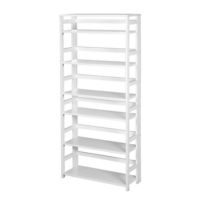 67" Cakewalk High Folding Bookcase White - Regency