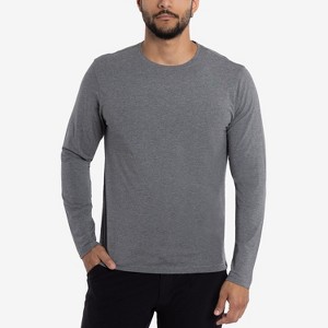 X RAY Men's Crewneck & Hooded Long Sleeve T-Shirt - 1 of 4