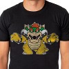 Seven Times Six Super Mario T-Shirt Men's Bowser Pose Short Sleeve Graphic Top Black - 3 of 4