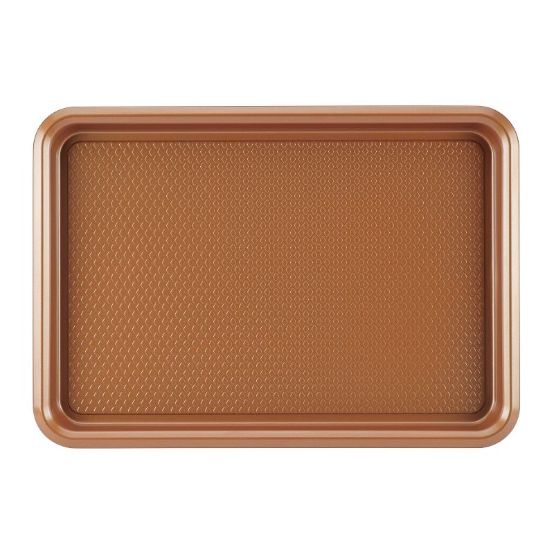 Ayesha Curry 3pc Nonstick Cookie Sheet Set - Copper, 4 of 7