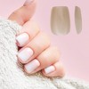 Unique Bargains Women's Full Coverage Fake Nails XS Gray Pink 1 Pc - 4 of 4