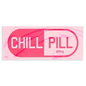 Stupell Industries Chill Pill Modern Pop, 17" x 7" - 1 of 4