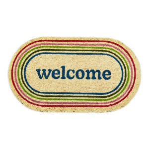 tag Welcome Shaped Pvc Coir Mat - 1 of 1